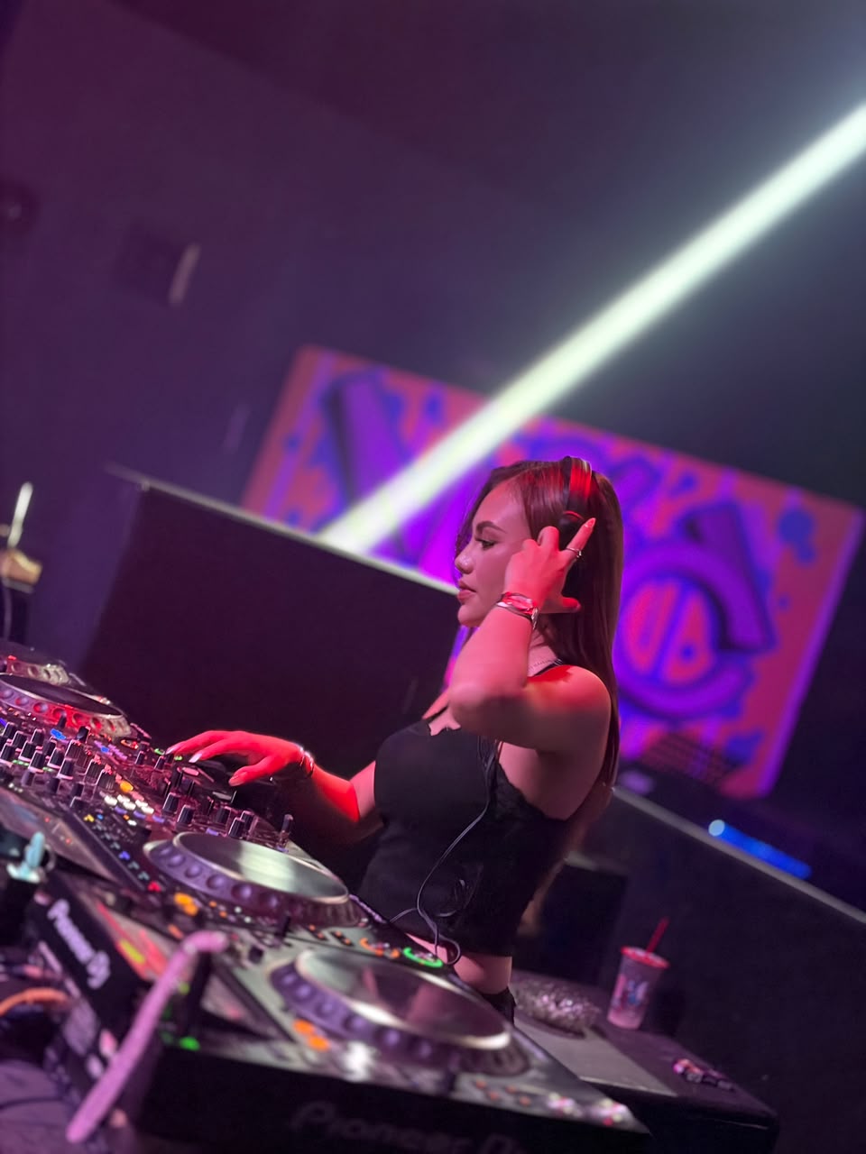 DJ WHY.D performing at an event